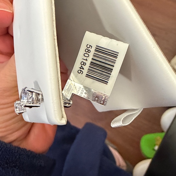 Agape Diamonds lab created 2 ct diamond stud earrings - Picture 5 of 12